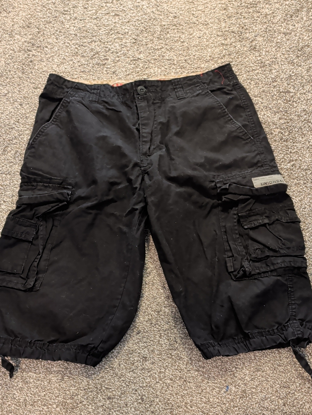 Black Cargo Shorts